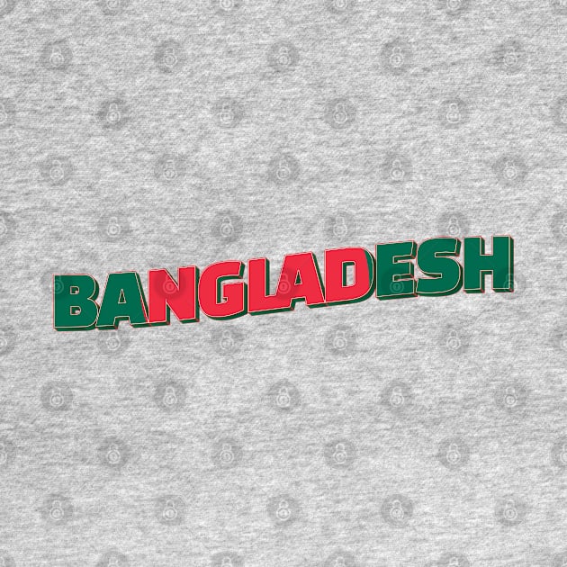 Bangladesh Vintage style retro souvenir by DesignerPropo